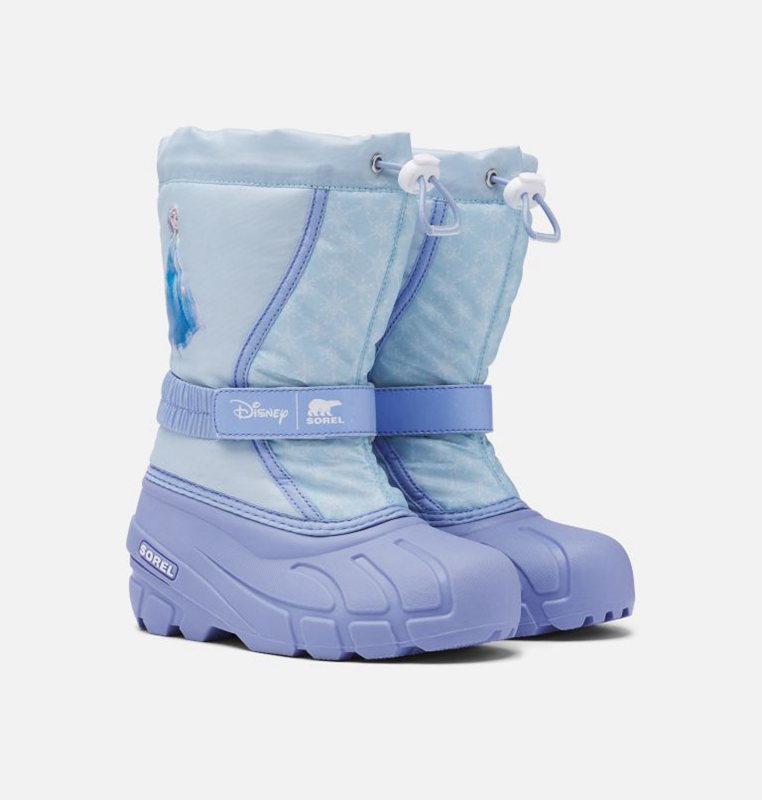 Botas Nieve Sorel Niños - Disney X Youth Flurry™ Frozen 2 –Elsa Edition Azules - 67024-NGMR